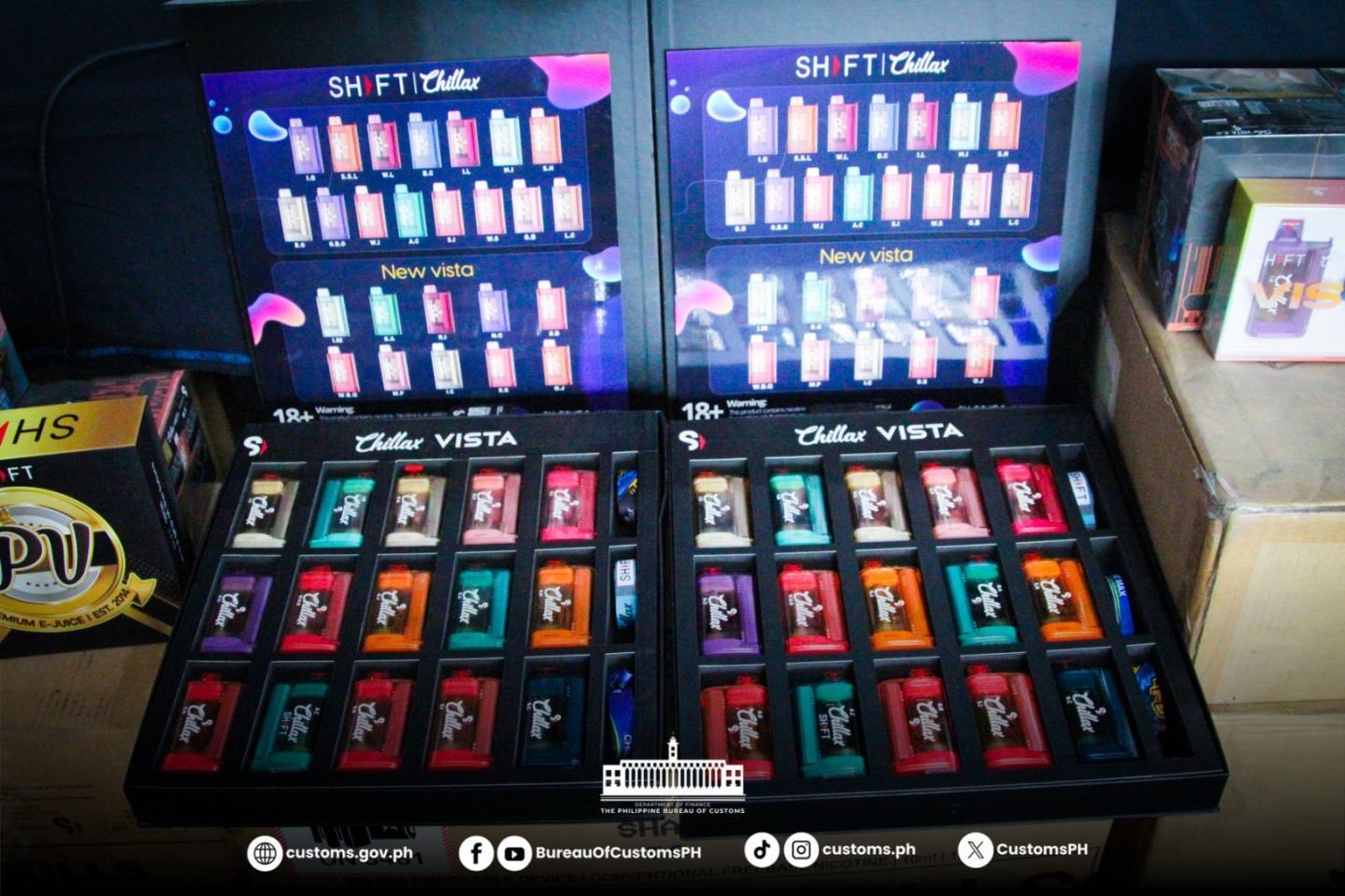 BOC intercepts P1B worth of illegal vape products in Navotas City