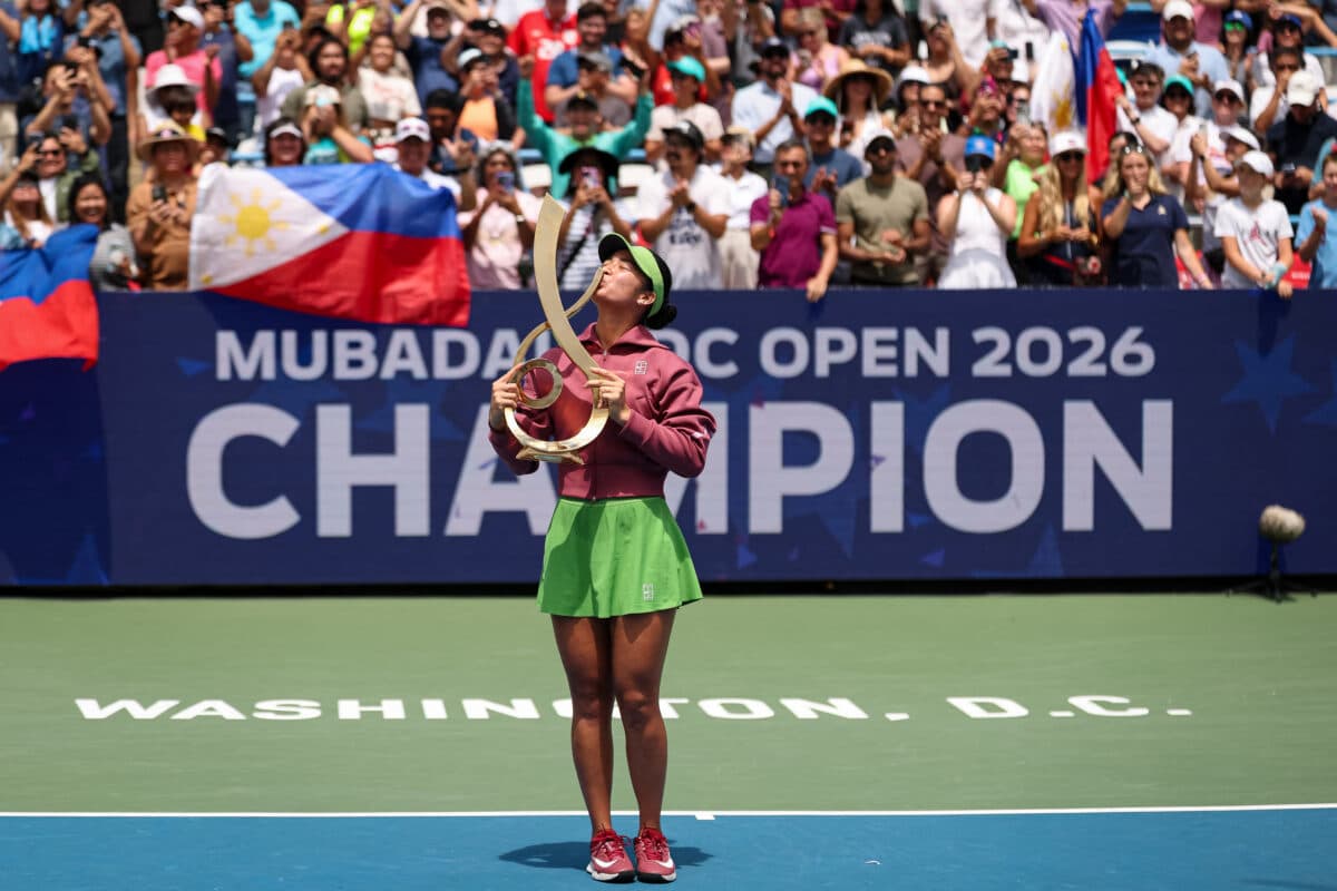 Alex Eala wins Mubadala DC Open Washington