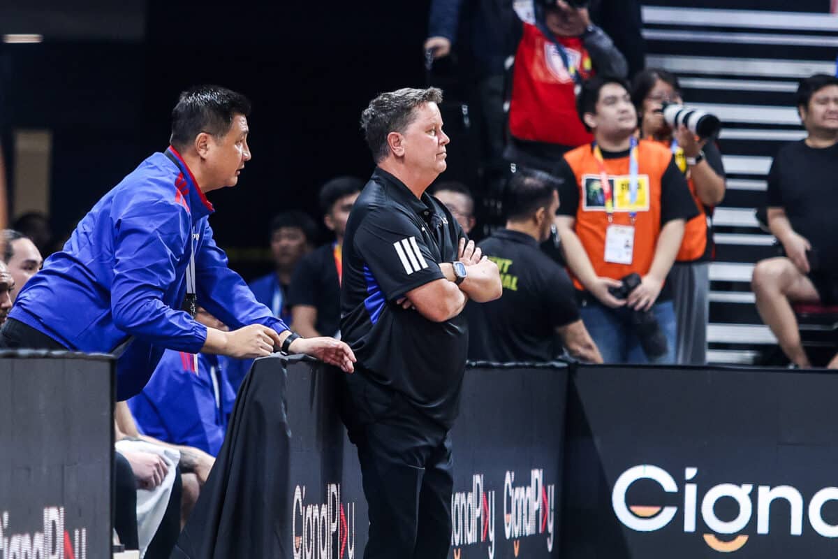 Coach Tim Cone Gilas Pilipinas vs Iran Fiba World cup Asian Qualifiers