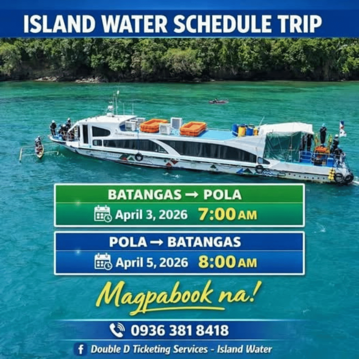 New direct ferry links Pola and Batangas, cuts travel time