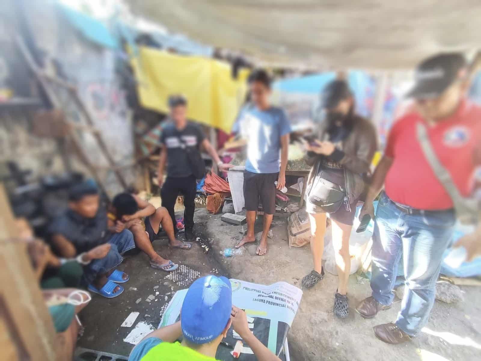 PDEA, cops bust suspected drug den in Calamba City