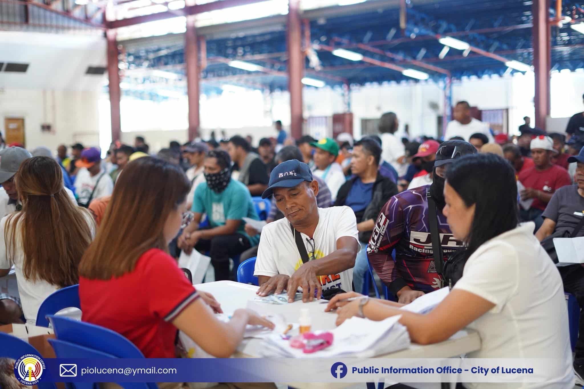 Fuel crisis: Gov’t gives P5,000 aid to tricycle drivers in Lucena City