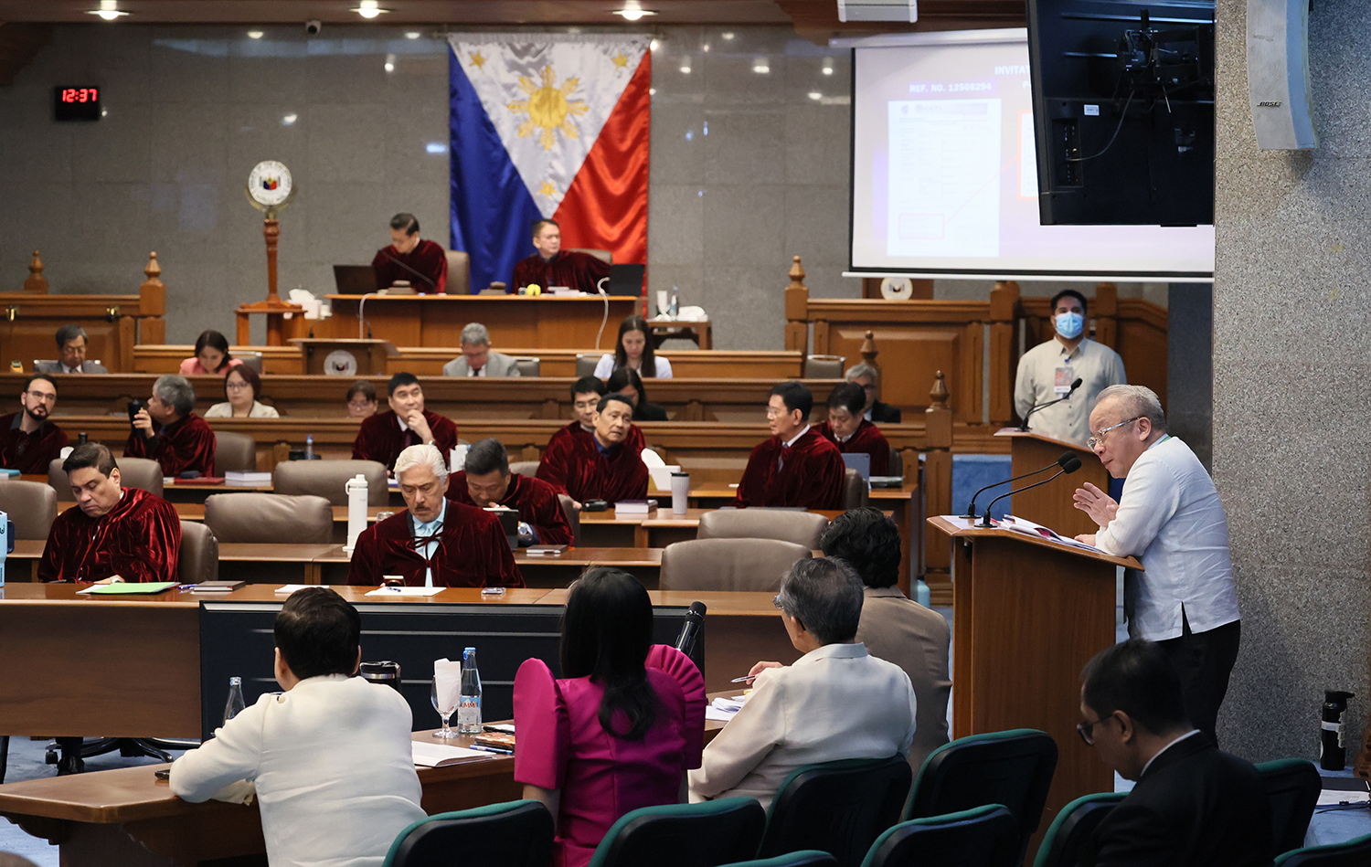 Prosec asks for switch in presentation of witness, defense objects