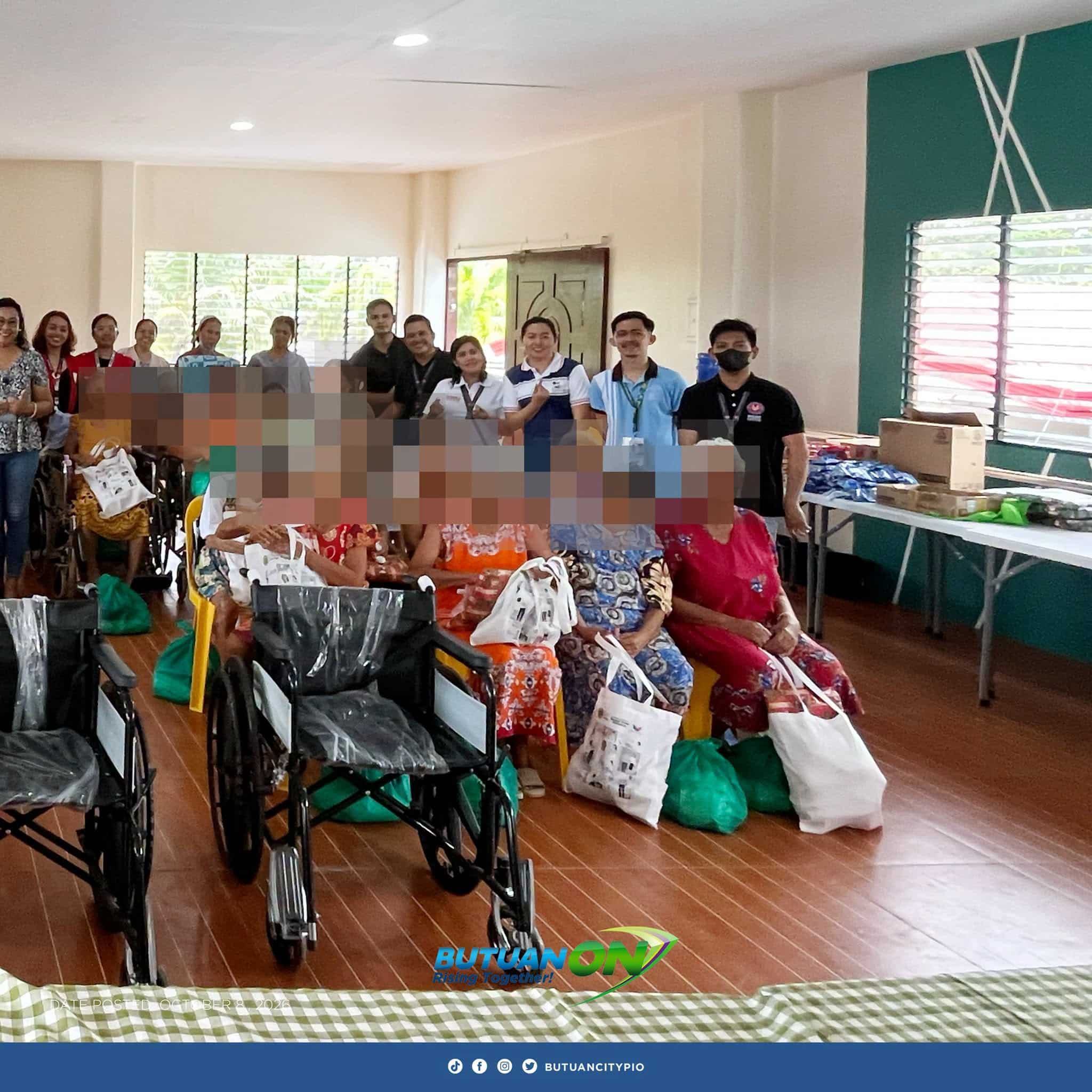 Butuan senior citizens in jail, home for aged get health kits