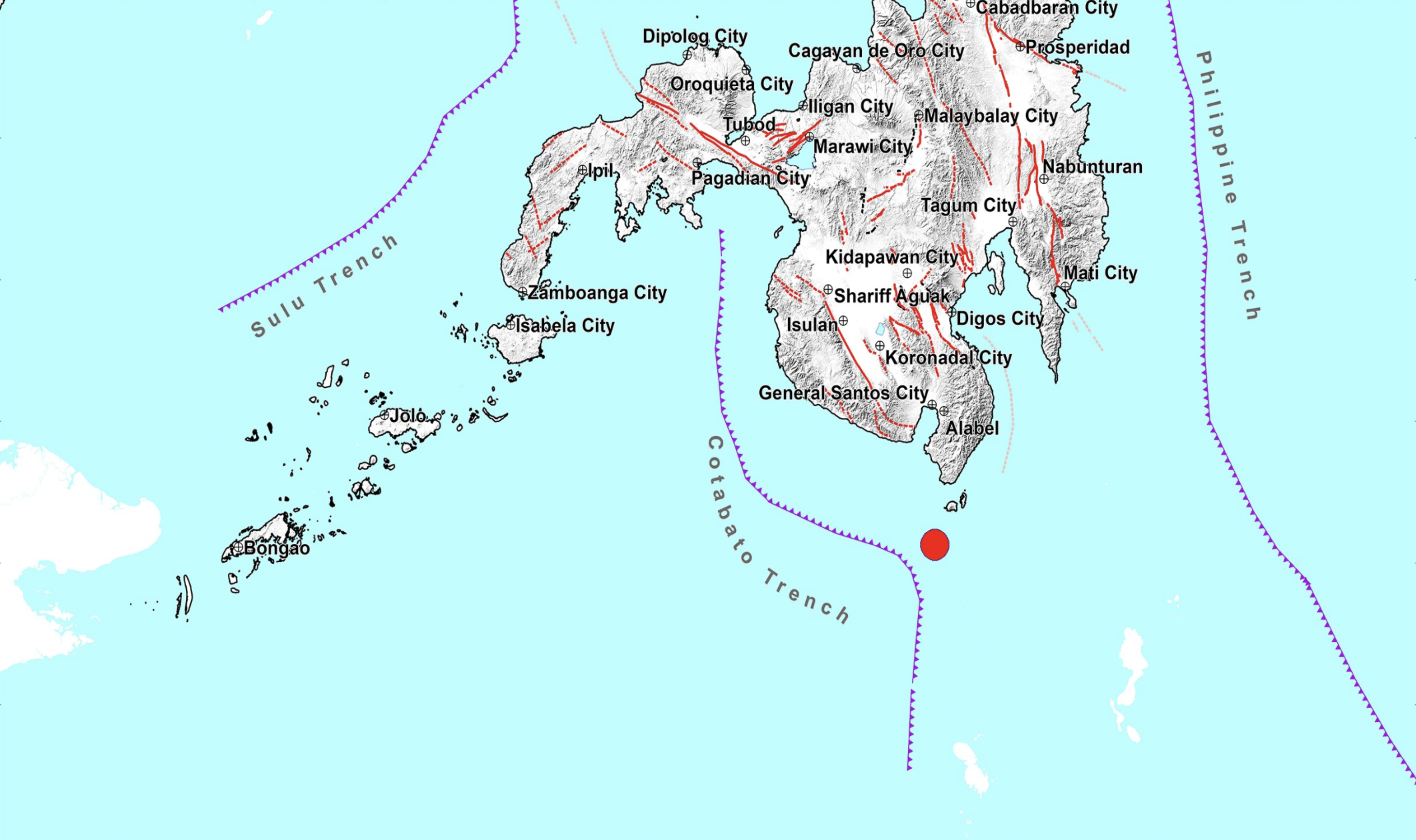 Magnitude 6.4 earthquake strikes off Davao Occidental