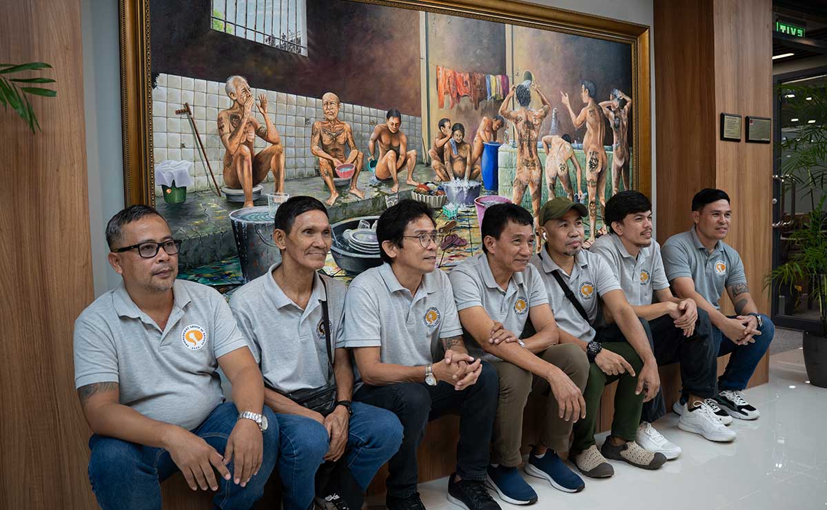 Ex-PDLs depict prison conditions through UP Law Center mural