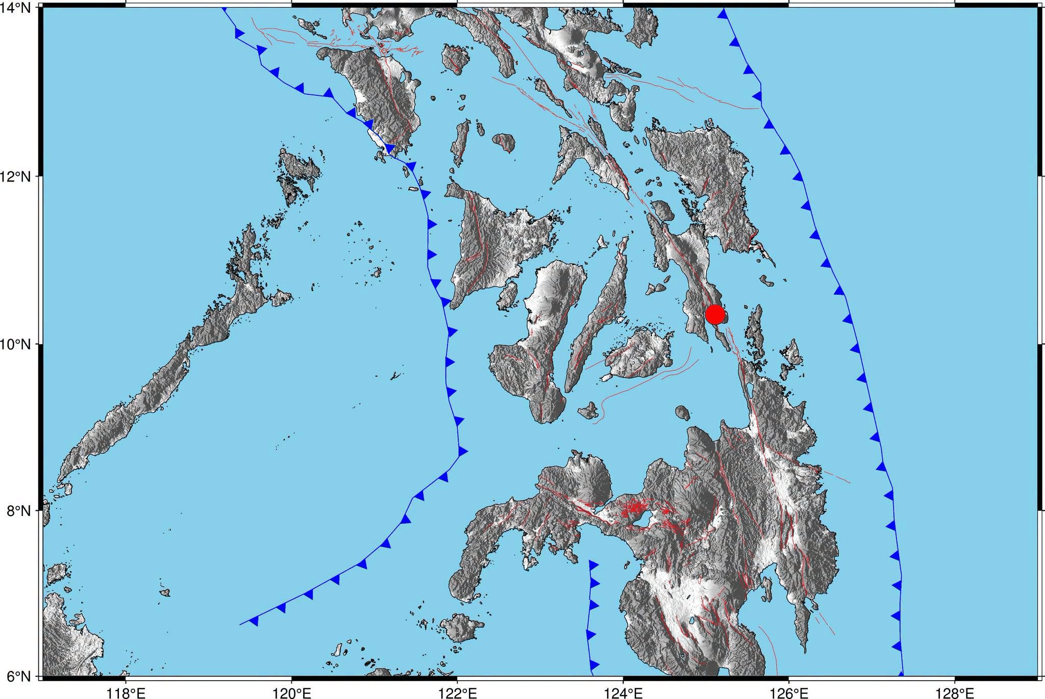 Magnitude 4 quake jolts Southern Leyte town