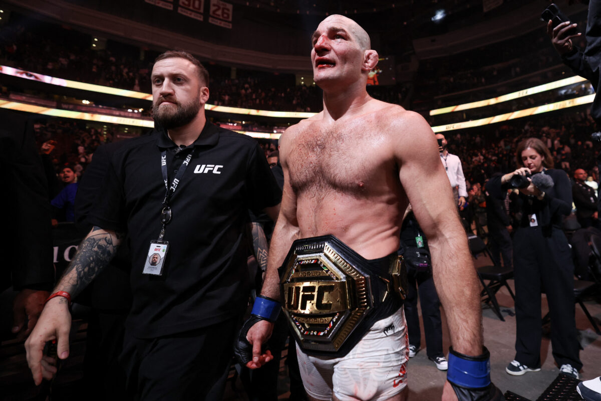 Sean Strickland beats Khamzat Chimaev to become two-time middleweight champion at UFC 328