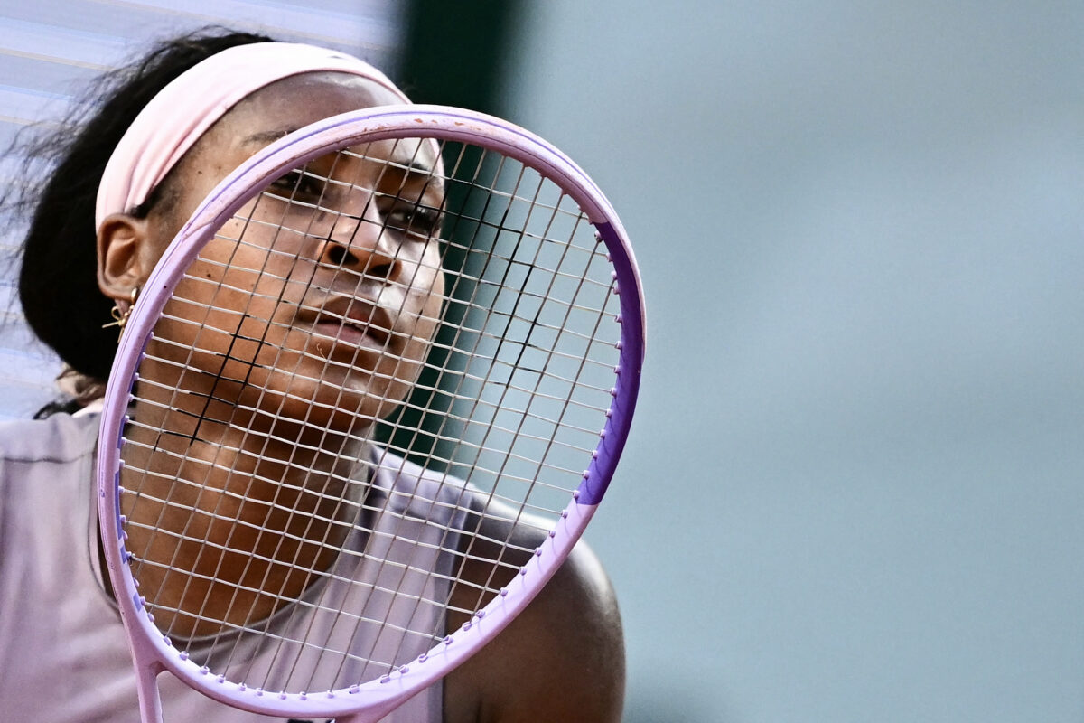 Reigning champion Coco Gauff's French Open title defence came to an end in the third round on Saturday as top seed Aryna Sabalenka and Naomi Osaka both won to set up a blockbuster last-16 clash.