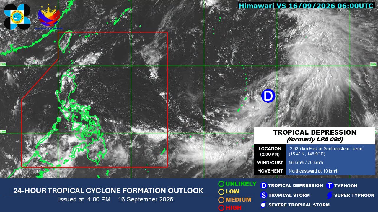 Rains to drench parts of PH as ITCZ affects weather