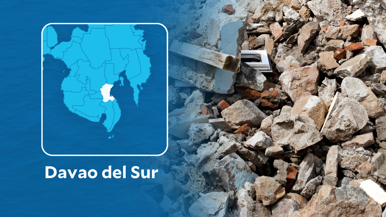 Abandoned school building collapses during M7.8 quake in Davao del Sur