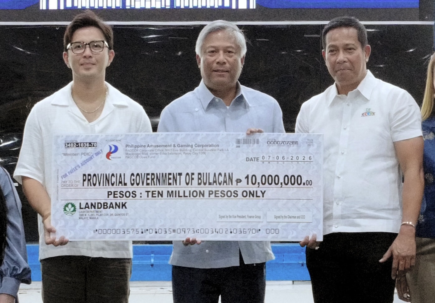 2,000 Bulacan students to benefit Pagcor’s P60-M scholarship fund