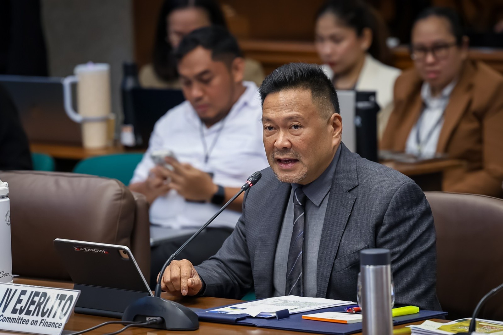 Ejercito at start of budget hearings: We need to earn back public trust
