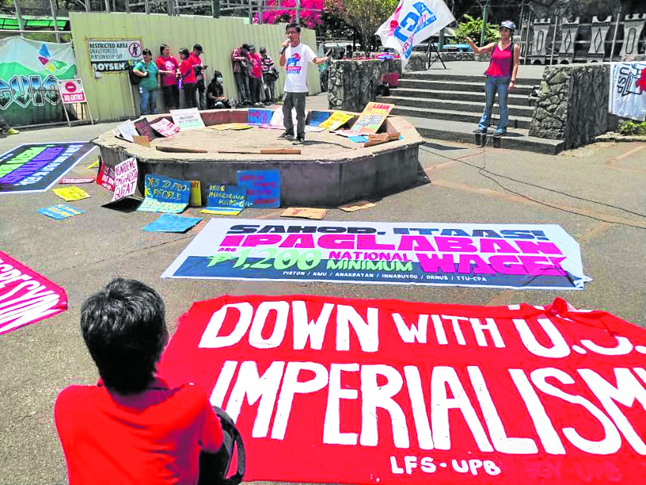 Provinces mark Labor Day with protests