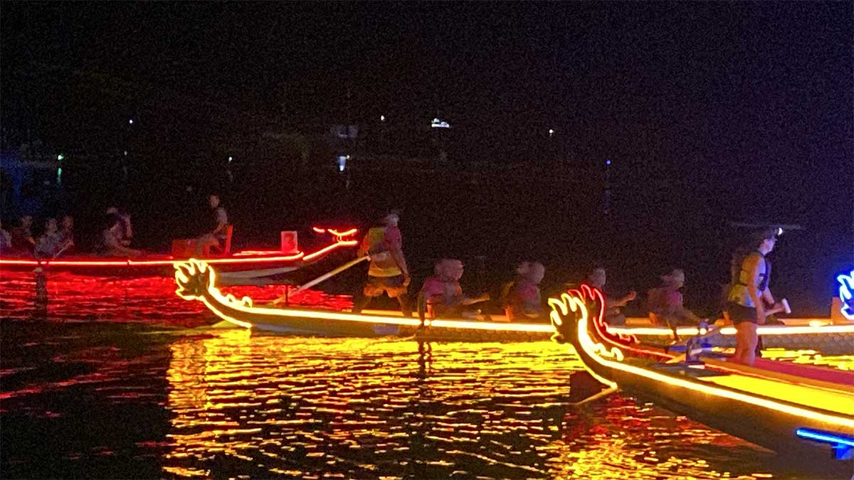 Bohol hosts first Glow-in-the-Dark International Dragon Boat Festival