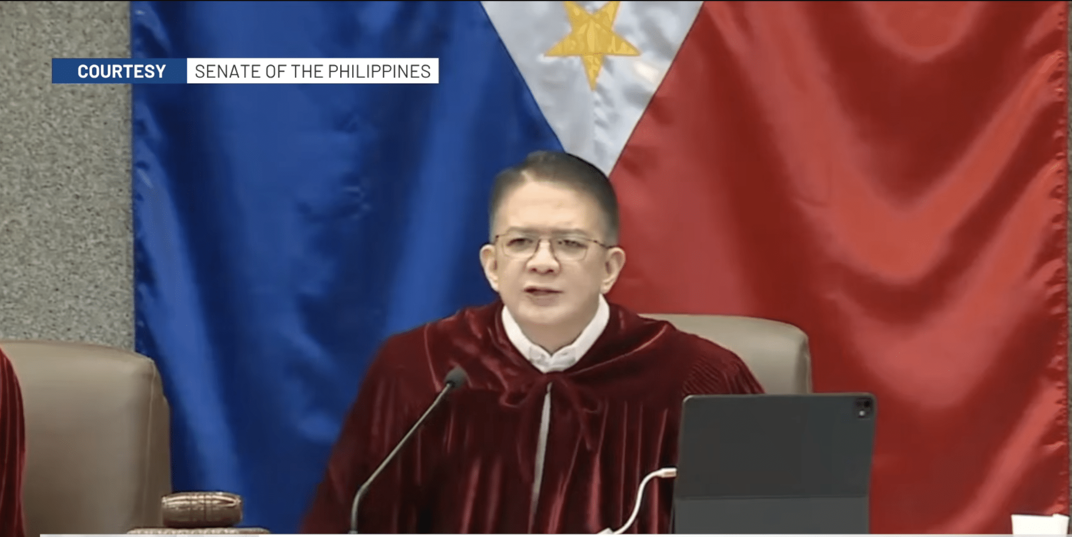 WATCH: Duterte trial issues separate from Senate session – Escudero