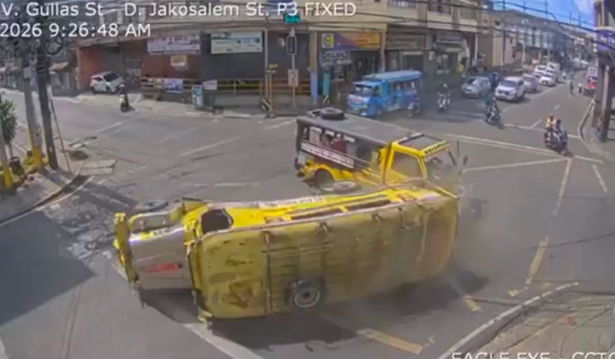 LTFRB suspends ops of jeepney in viral Cebu road crash