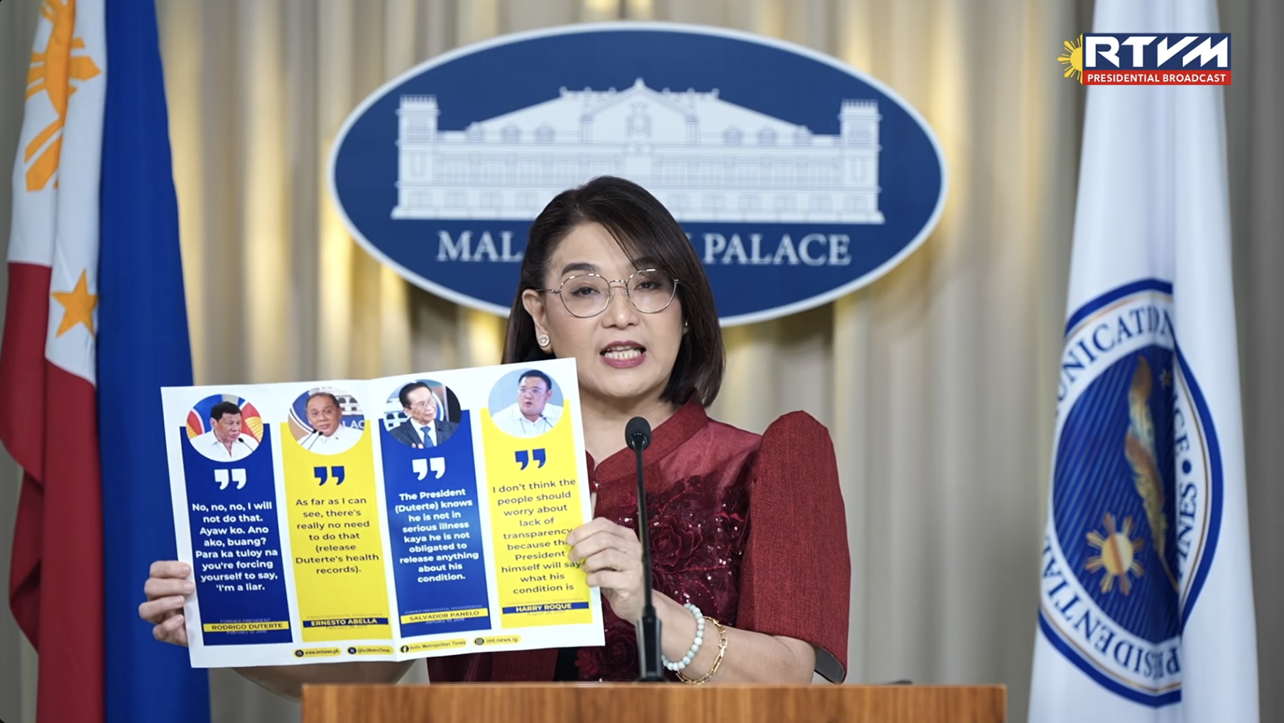 Call for Marcos to release health records, undergo drug test rejected