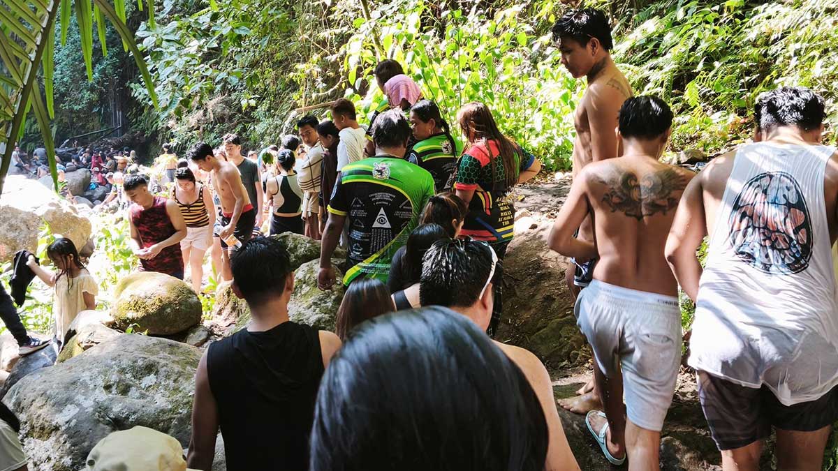 Mt. Banahaw in Quezon draws pilgrims, tourists despite restrictions