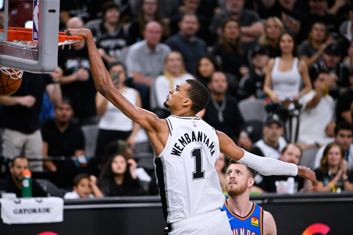 Victor Wembanyama Spurs vs Thunder Game 4 NBA Playoffs West finals