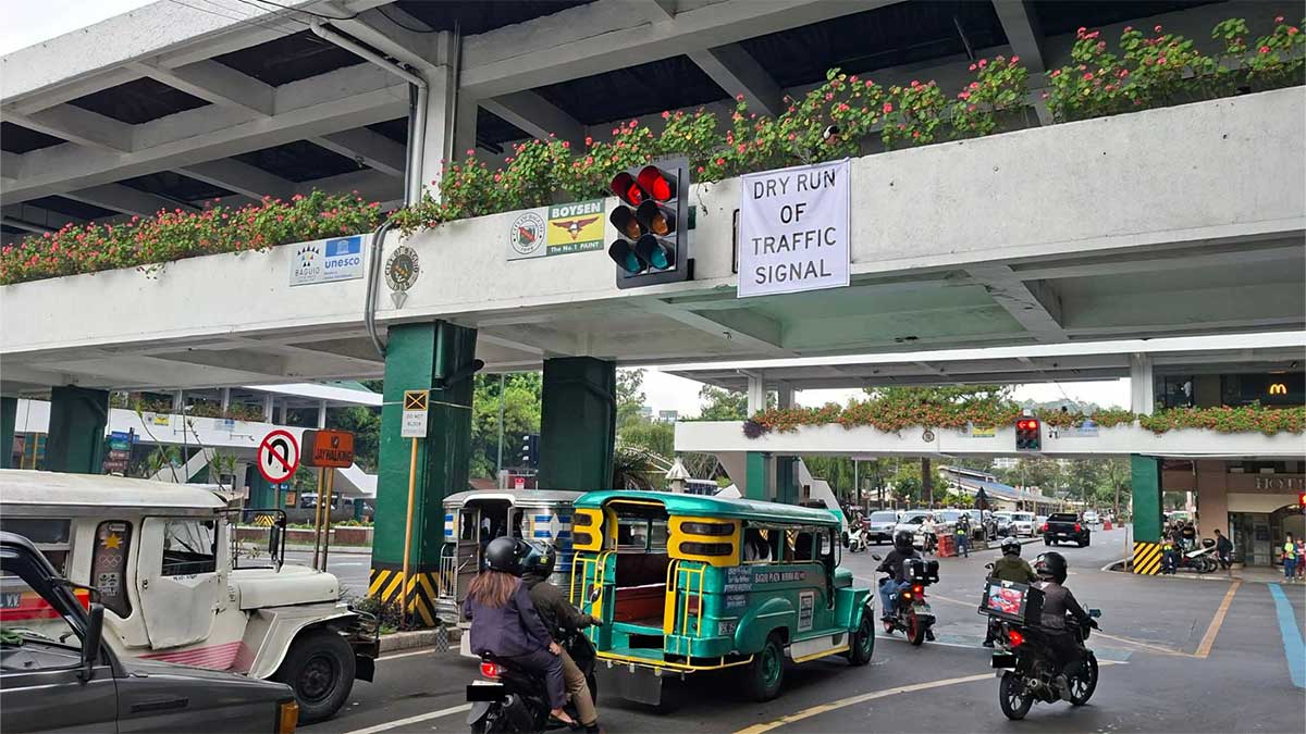 Baguio begins dry run of P10-M smart traffic signals to ease gridlocks