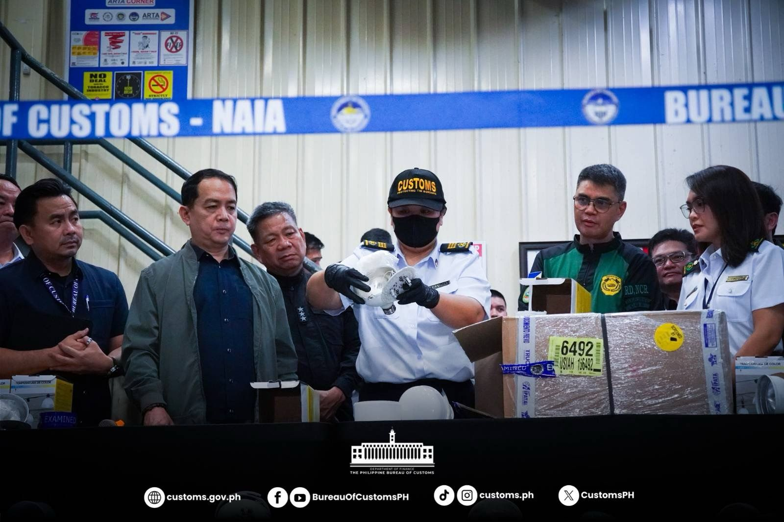 BOC seizes over P249-M shabu concealed in LED spotlights