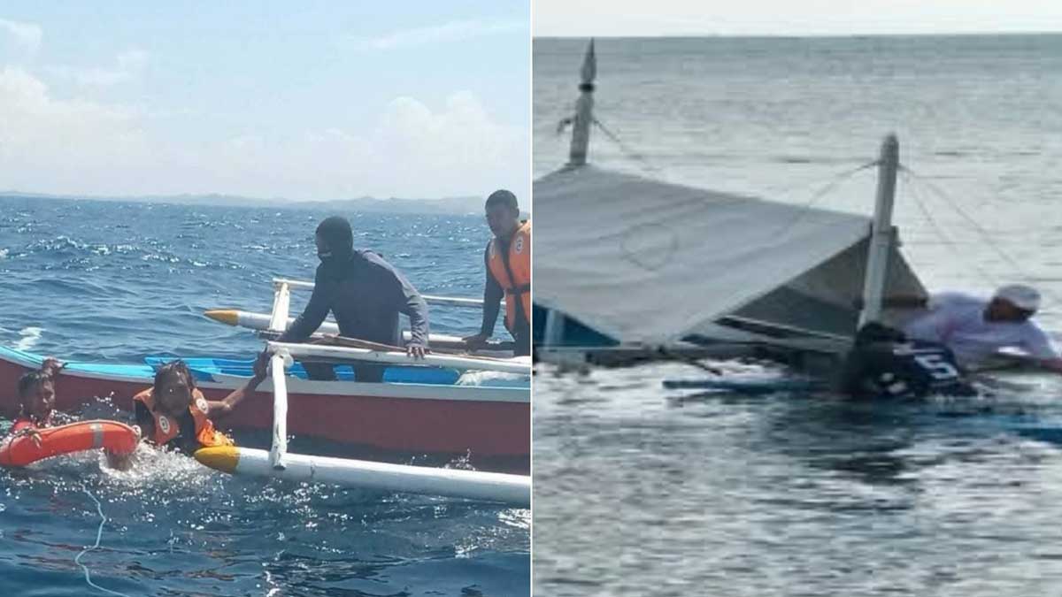 7 rescued as boat sinks off Bohol and Southern Leyte