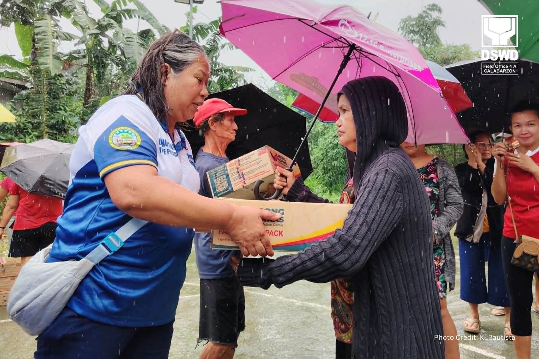 Over 305,000 families in Calabarzon affected by habagat
