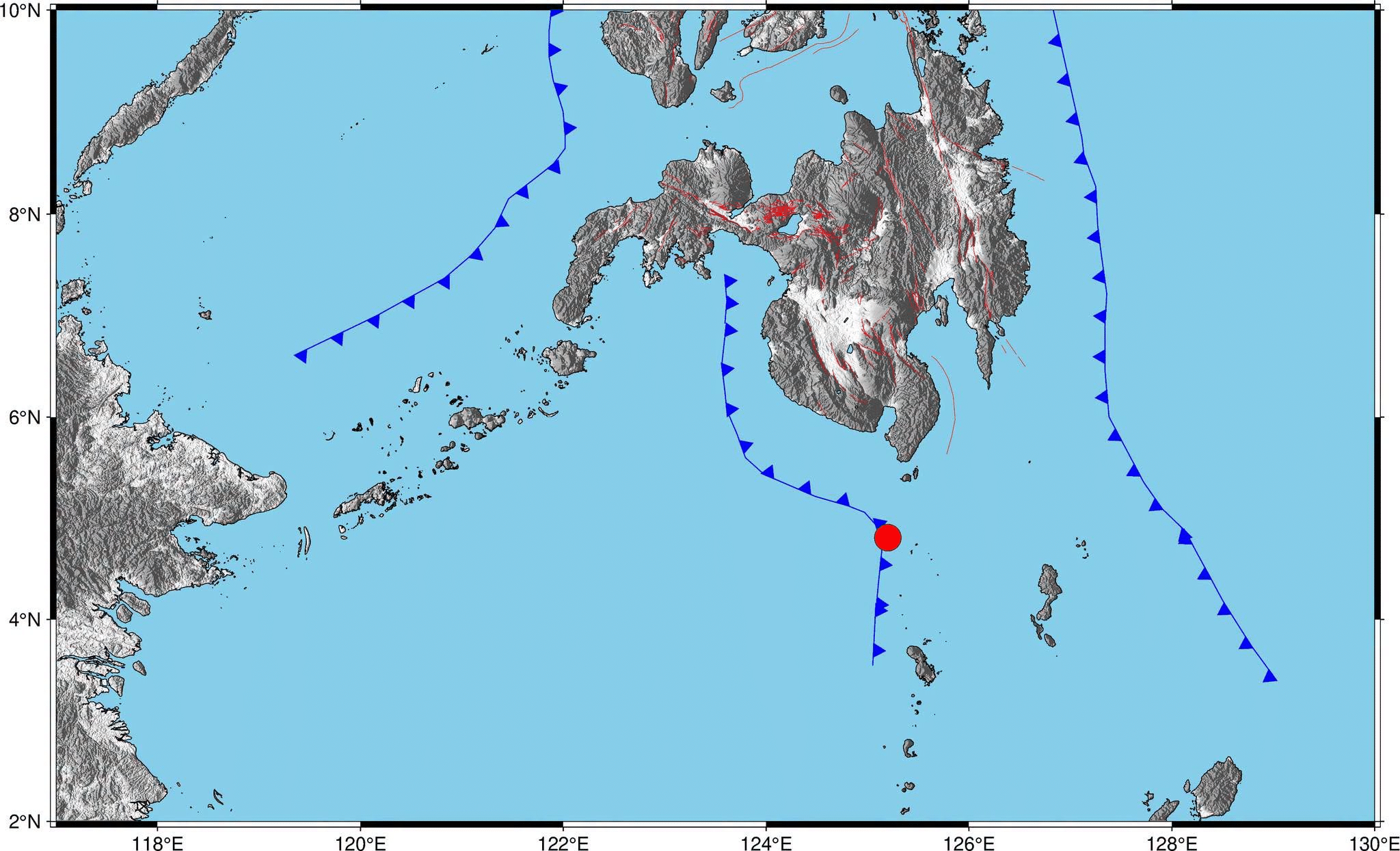 Magnitude 5.3 earthquake jolts waters off Sarangani Thursday