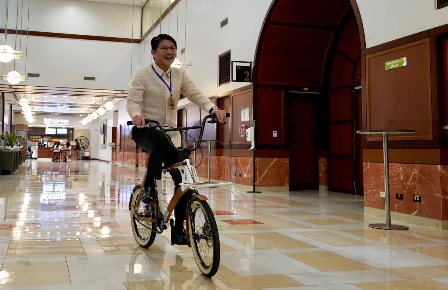 Dy talks of House efforts to boost bamboo industry at ADB exhibit
