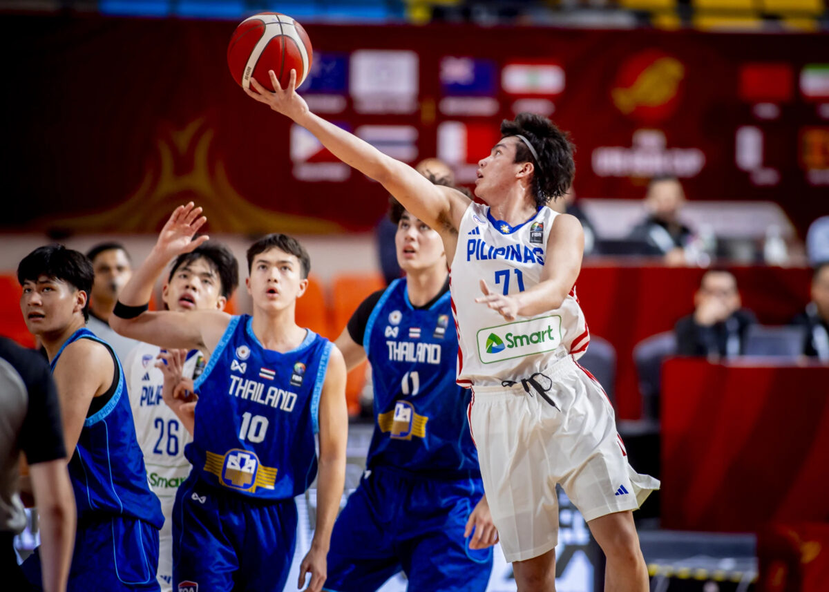 Gilas Pilipinas Youth vs Thailand Fiba U18 Asia Cup Chog Moral