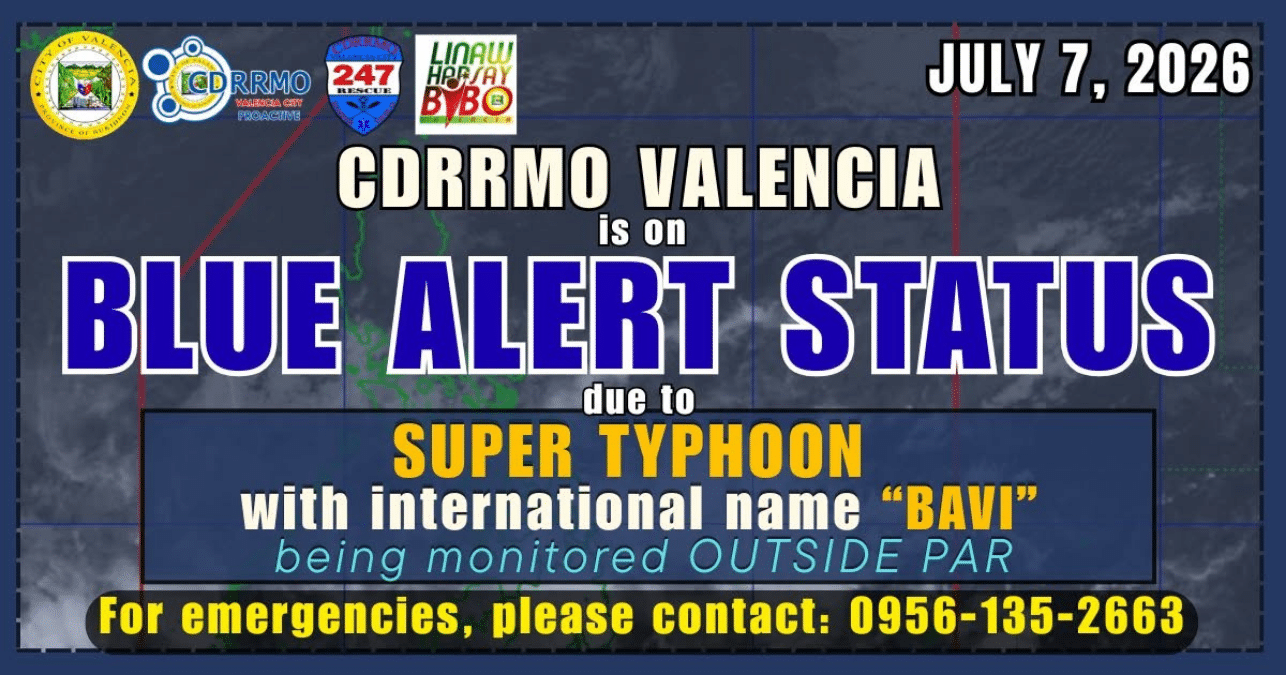 Valencia City on blue alert as rains raise flood, landslide risks