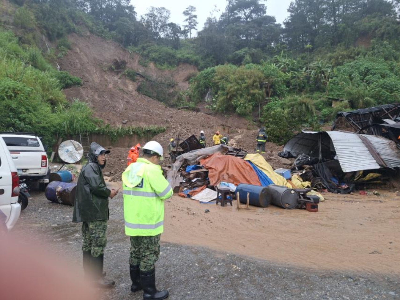2 dead in Benguet landslide amid heavy rains — police