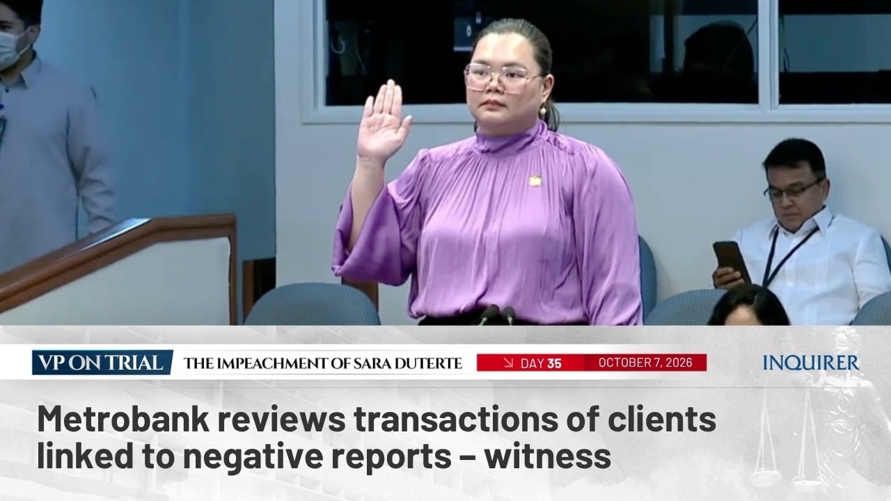 WATCH: Metrobank reviews clients’ transactions after negative reports