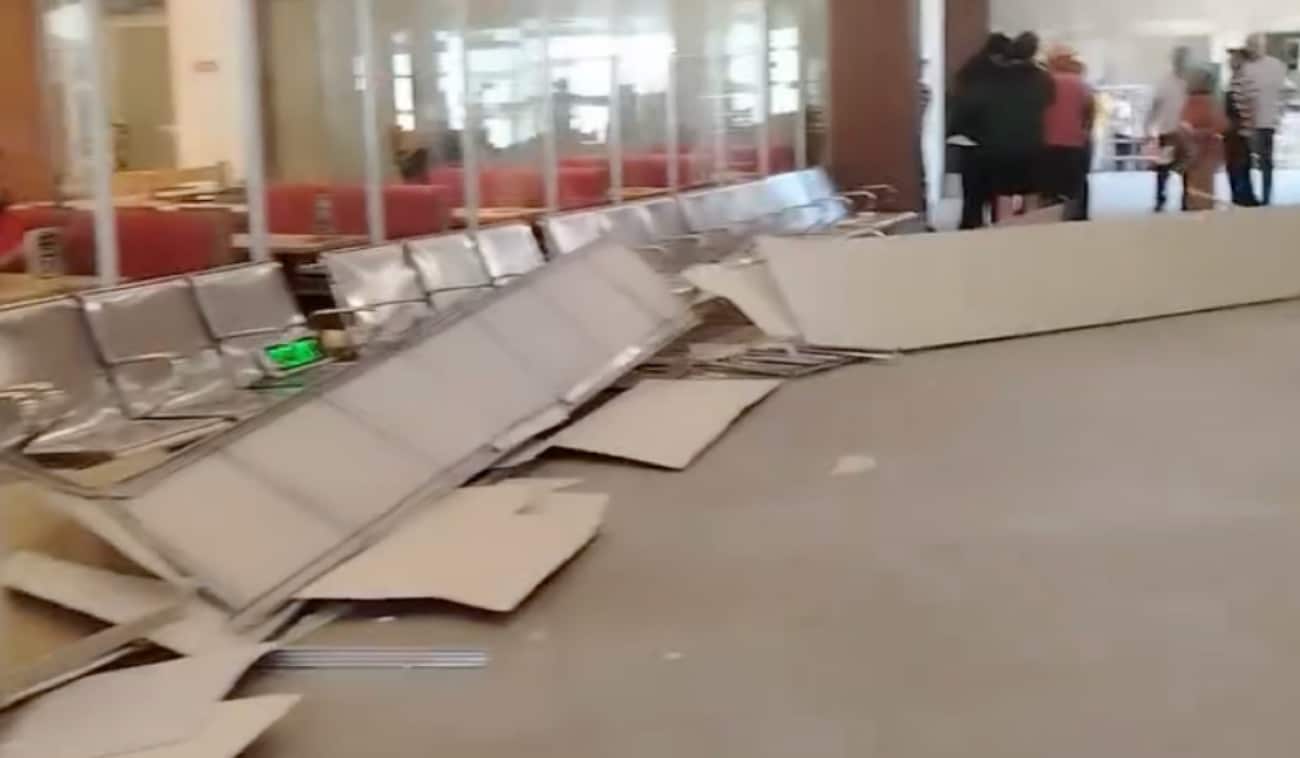 Ceiling at Naia terminal 1 collapses on Good Friday
