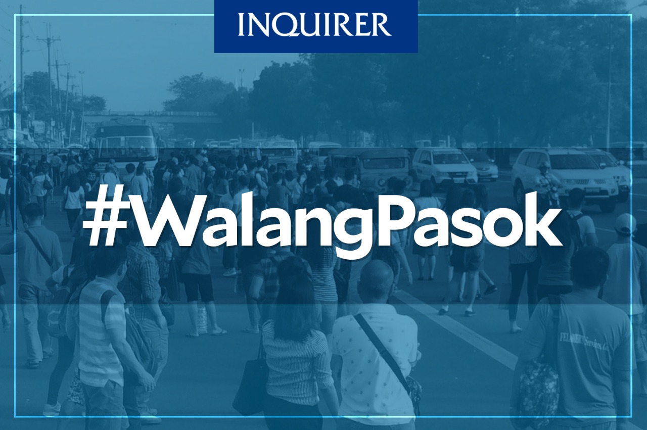 Walang pasok: In-person classes suspended due to transport strike