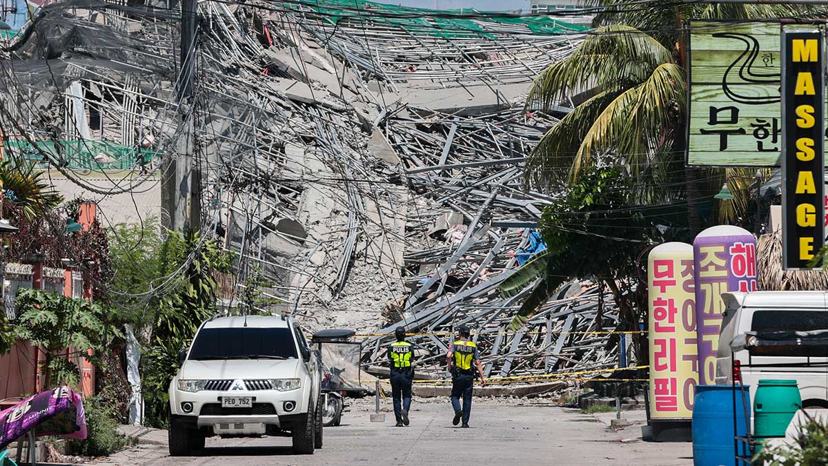 PNP secures Pampanga collapse site amid shift to retrieval ops