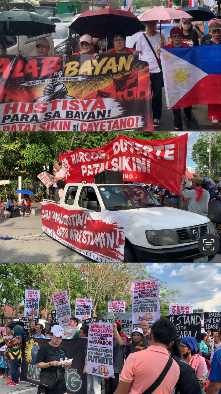 DDS, Marcos loyalists’ impeach rallies shows wide UniTeam crack