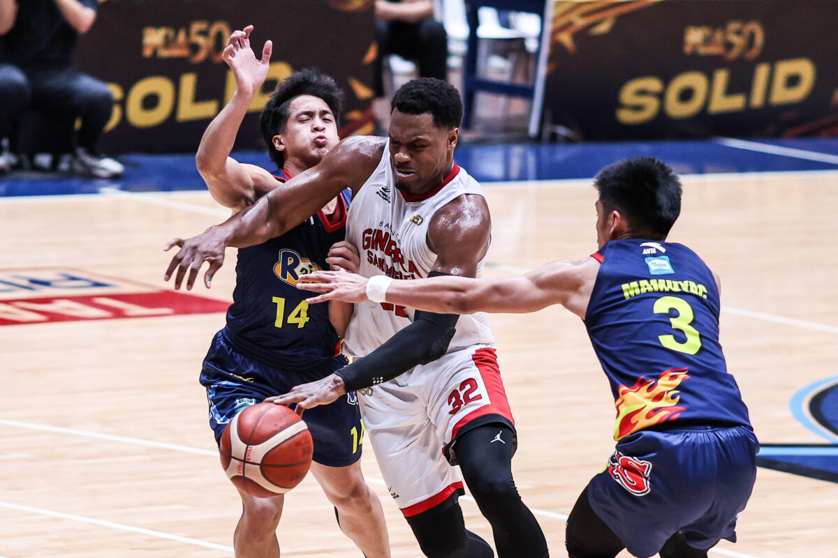 PBA Justin Brownlee Ginebra vs Rain or Shine