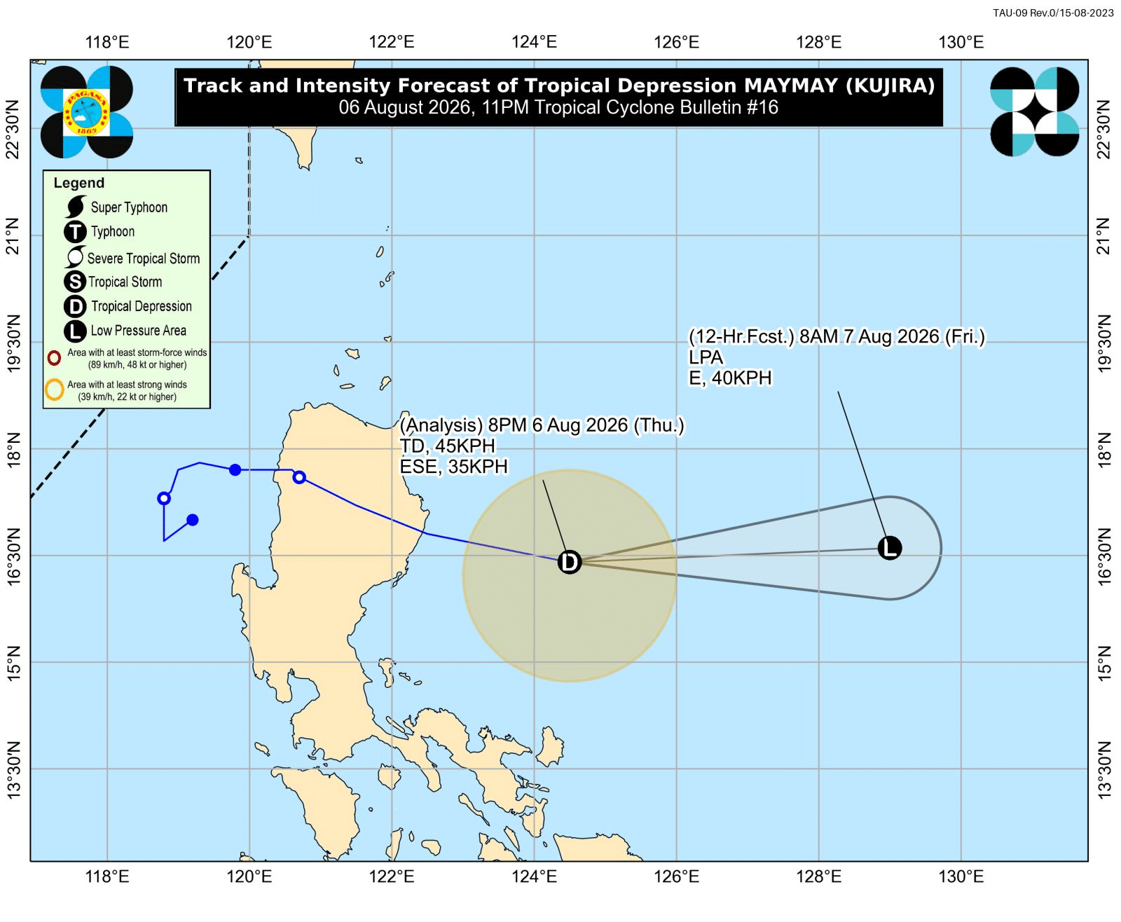 Maymay to become LPA Friday; all wind signals lifted