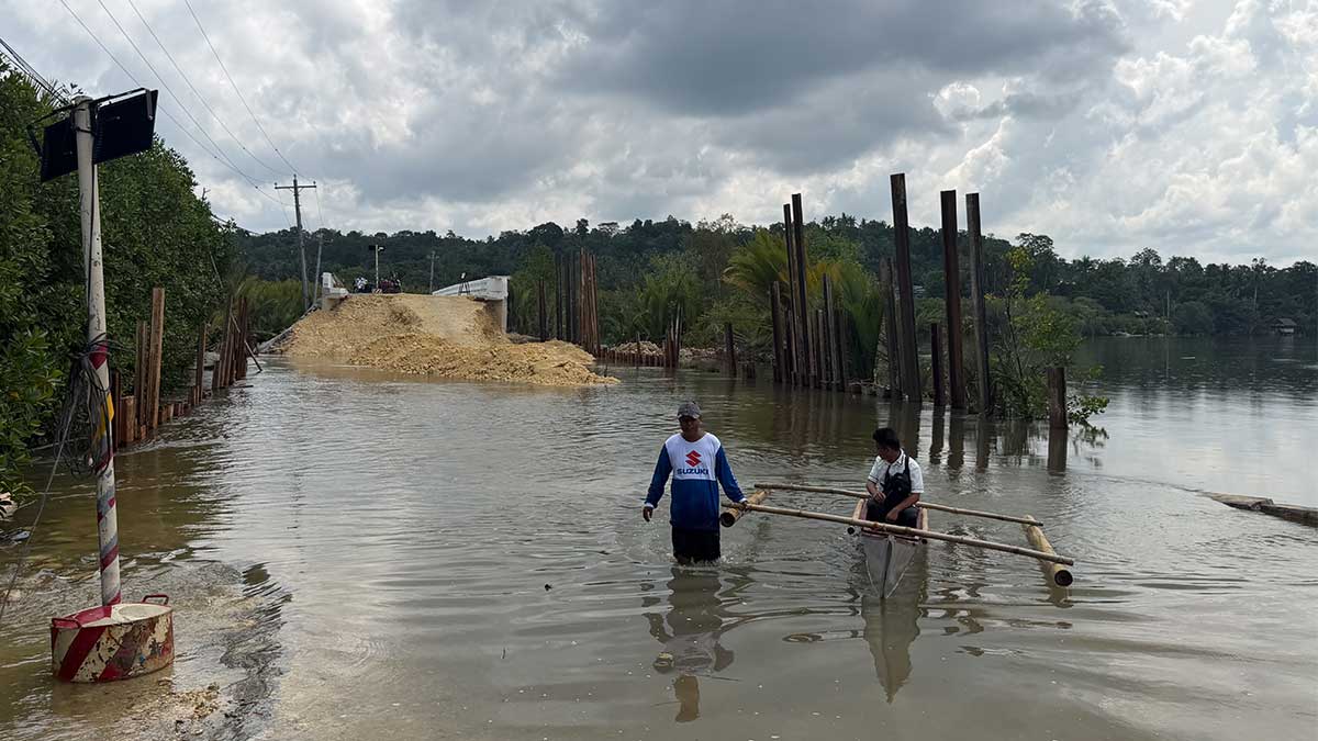 Residents endure challenges amid bridge repair in Maribojoc, Bohol