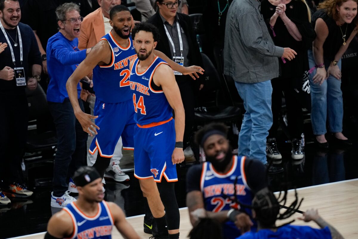Knicks vs Spurs NBA Finals Game 2 Landry Shamet