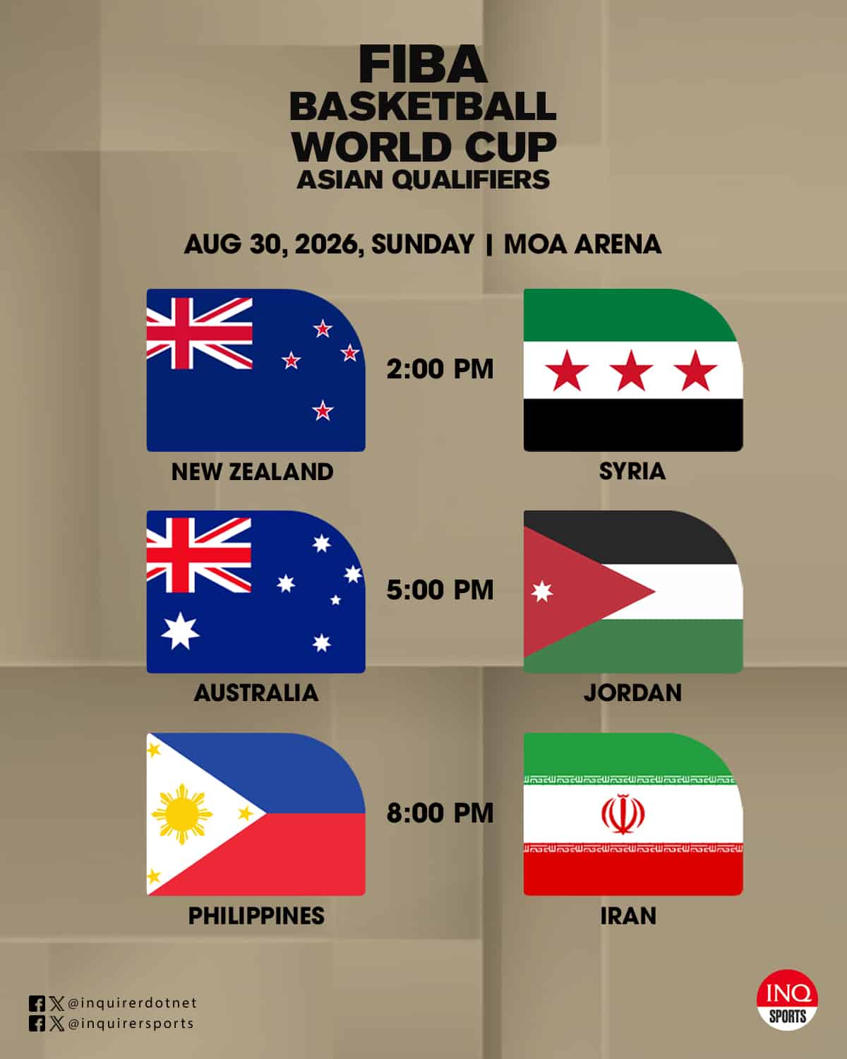 Gilas Pilipinas at Fiba World Cup Asian Qualifiers fourth window