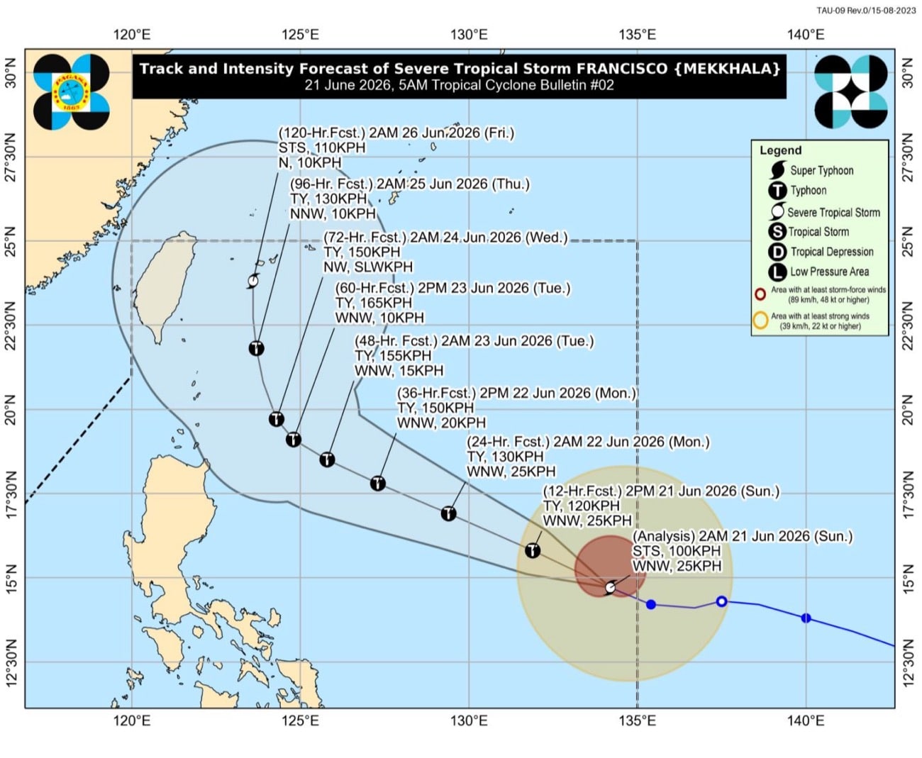 Rainy Sunday due to habagat, trough of STS Francisco
