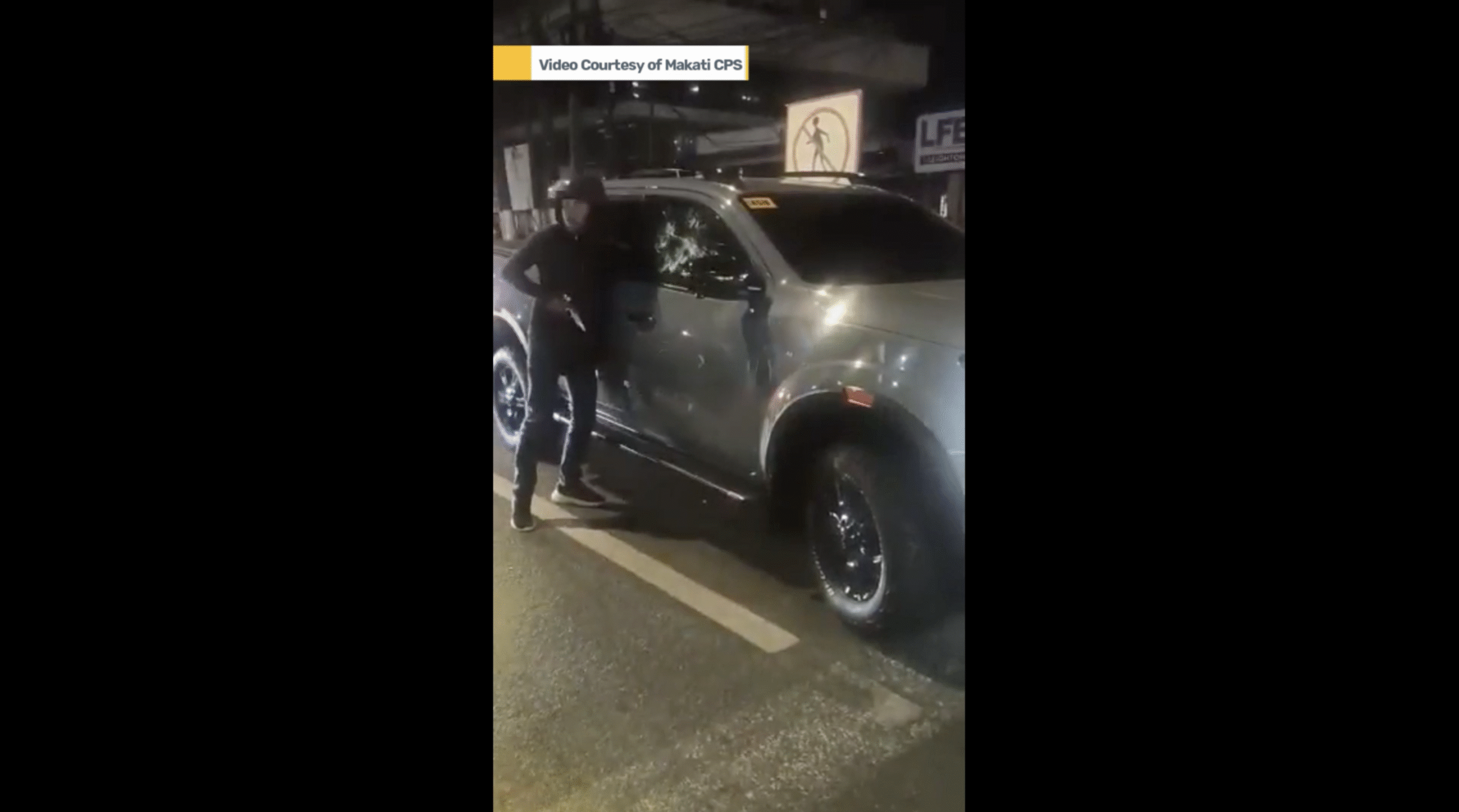 Cops tracking down armed man in Taguig – Makati road crash