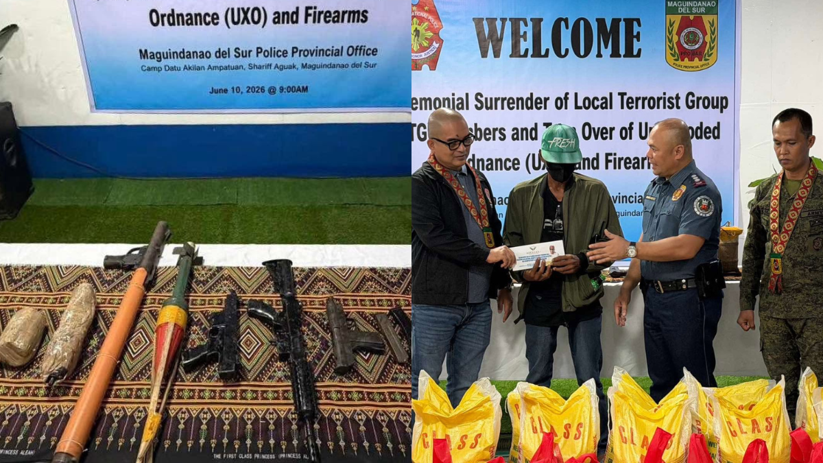 11 BIFF rebels surrender, yield weapons in Maguindanao del Sur