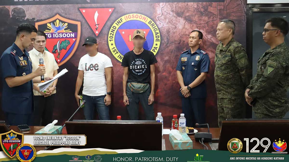 Crime group leader, member yield to authorities in Zamboanga Sibugay