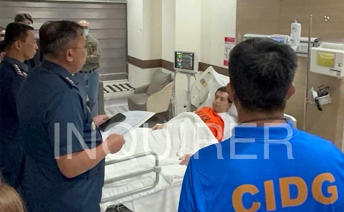 Romualdez arrested in hospital for plunder