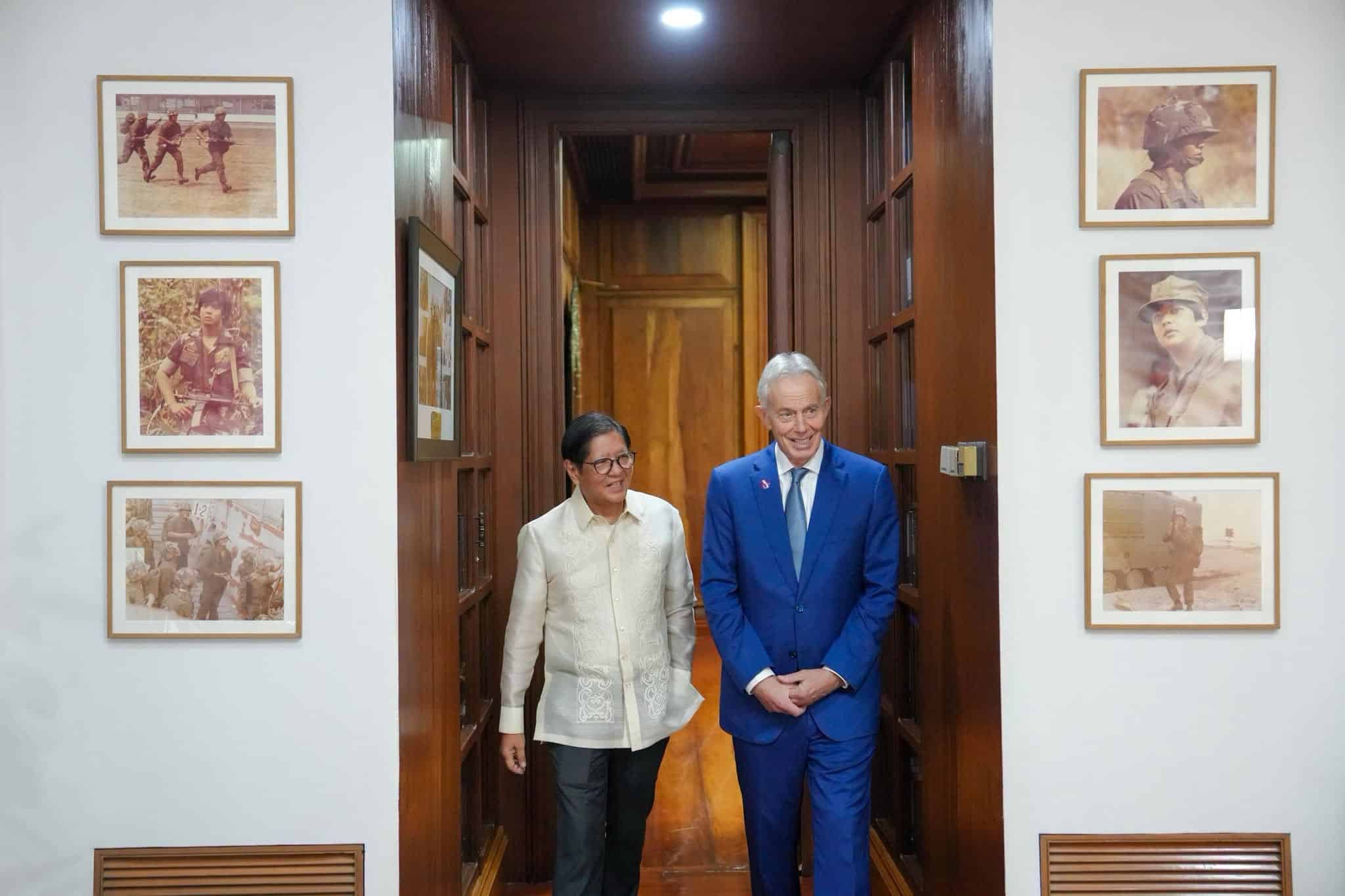 Marcos, Tony Blair discuss AI, economic growth in second Palace meeting