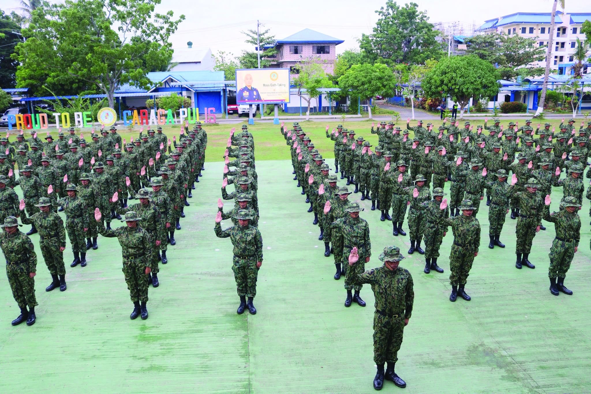 202 Caraga rookie cops take oath